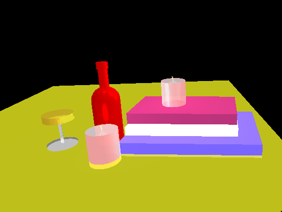 Image of scene without the ability to load in custom meshes